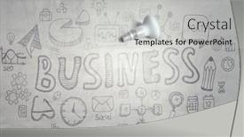  Presentation with light bulb or lightbulb - Amazing presentation theme having light-bulb-image-as-symbol backdrop and a light gray colored foreground