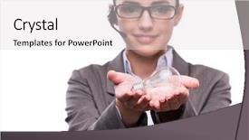  Presentation with light bulb - Presentation design with light bulb isolated on white background and a  colored foreground