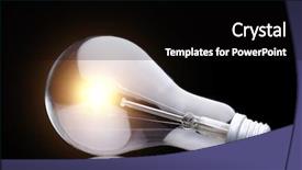  Presentation with black light - Slides having light bulb on black background and a black colored foreground