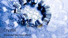  Presentation with idea - Audience pleasing presentation consisting of light bulb puzzle - new idea backdrop and a  colored foreground