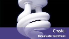  Presentation with black light - Cool new PPT theme with light bulb with black background backdrop and a violet colored foreground