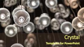  Presentation with light bulb - Theme having light bulb background and a tawny brown colored foreground