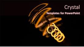  Presentation with light bulbs - Cool new presentation design with light-bulbs-on-dark-background backdrop and a wine colored foreground