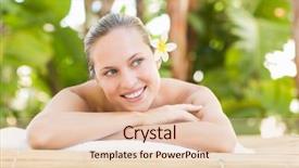  Presentation with unity candle - Amazing presentation design having light candles cross - peaceful blonde lying on towel backdrop and a  colored foreground