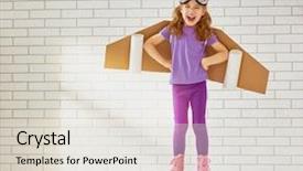  Presentation with cosmicastronomy astronaut - Slide deck having light children - child is dressed background and a lemonade colored foreground