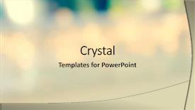  Presentation with urban design - Slide deck enhanced with light colour - artistic style - defocused urban background and a lemonade colored foreground