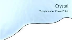  Presentation with border simple - Presentation theme enhanced with light coloured simple border - blue flowing water background and a cool aqua colored foreground