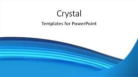  Presentation with blue wave - Beautiful PPT theme featuring light coloured simple border - blue wave backdrop and a white colored foreground