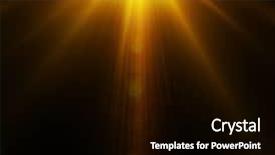  Presentation with lighting - PPT theme enhanced with light concert lighting background and a black colored foreground