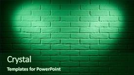  Presentation with green shadow - Colorful PPT theme enhanced with light effect and shadow abstract backdrop and a forest green colored foreground