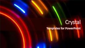  Presentation with led light - Colorful PPT layouts enhanced with light emitting diode - led abstraction backdrop and a wine colored foreground