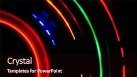  Presentation with diodes - Theme having light-emitting diodes abstraction background and a  colored foreground