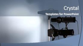  Presentation with light blue - Audience pleasing PPT layouts consisting of light flashes on light blue backdrop and a ocean colored foreground