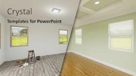  Presentation with light green - Presentation theme enhanced with light-green-before background and a light gray colored foreground