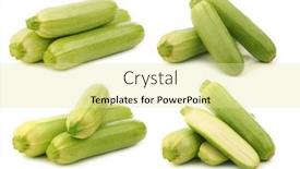  Presentation with light green health and wellbeing - Cool new slide deck with light-green-zucchini-s-cucurbita backdrop and a blonde colored foreground