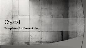  Presentation with industrial concrete - Presentation design featuring light industrial - empty warehouse room with concrete background and a light gray colored foreground