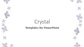  Presentation with white flower frame - Audience pleasing PPT theme consisting of light-lilac-flower-frame-isolated backdrop and a white colored foreground