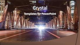  Presentation with chicago - Amazing slides having street lights - light of headlight of car backdrop and a wine colored foreground