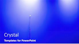  Presentation with free music - Slide set with light-on-a-free-music background and a cobalt blue colored foreground
