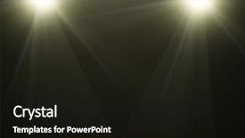  Presentation with empty stage - Slides having light on wooden floor background and a wine colored foreground