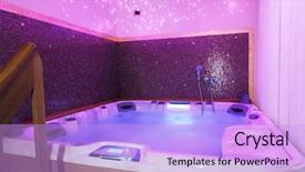  Presentation with relaxation - Theme consisting of light optic - relaxation background and a  colored foreground