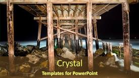  Presentation with structure - Cool new theme with light-painted-image-of-balboa backdrop and a tawny brown colored foreground