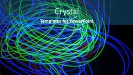  Presentation with light - Presentation theme featuring light-painting-on-the-dark background and a ocean colored foreground