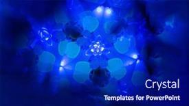  Presentation with light - PPT layouts with light-painting-on-the-dark background and a navy blue colored foreground