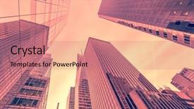  Presentation with new york - Amazing slide set having light pink - new york skyscrapers vew backdrop and a coral colored foreground