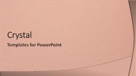  Presentation with light pink - Cool new presentation design with light pink background with round backdrop and a coral colored foreground