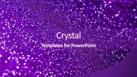  Presentation with dust - PPT layouts enhanced with light purple - glitter sparkles dust on background background and a violet colored foreground