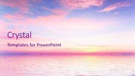  Presentation with dawn - Cool new PPT layouts with light purple - water before dawn backdrop and a lemonade colored foreground