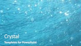  Presentation with light rays - Amazing slides having light rays underwater backdrop and a teal colored foreground