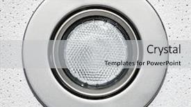  Presentation with lighting - Colorful PPT layouts enhanced with light recessed lighting in ceiling backdrop and a light gray colored foreground