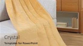  Presentation with light pink - Slides consisting of light-salmon-pink-blanket-draped background and a coral colored foreground