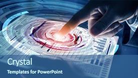  Presentation with human - Colorful PPT layouts enhanced with light sensor digital - close up of human hands backdrop and a  colored foreground