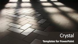 Presentation with pavement - Slides with light shadows - shadow of glass door background and a dark gray colored foreground