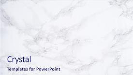  Presentation with granite - Presentation theme featuring light soft white marble texture background and a sky blue colored foreground