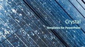  Presentation with solar power - PPT theme featuring light source - here are the solar board background and a  colored foreground