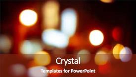  Presentation with light spectrum - Audience pleasing presentation design consisting of light spectrum - artistic style - defocused urban backdrop and a tawny brown colored foreground