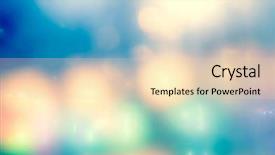  Presentation with light spectrum - Cool new presentation theme with light spectrum - artistic style - defocused urban backdrop and a lemonade colored foreground