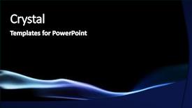  Presentation with blue design - PPT theme having light streams - flowing blue design background and a  colored foreground