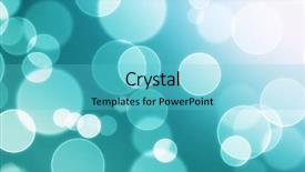  Presentation with element - Slide deck featuring light summer colors - bokeh background element of design background and a light blue colored foreground