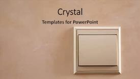  Presentation with electrical - Audience pleasing presentation consisting of light switch on wall background backdrop and a coral colored foreground