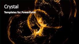  Presentation with human colon anatomy 3d - Colorful slide set enhanced with light trail - orange flames human torch backdrop and a black colored foreground