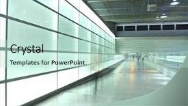  Presentation with berlin wall - Cool new presentation with light wall perspective in subway backdrop and a mint green colored foreground