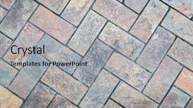  Presentation with stone - Amazing slides having light weight concrete - stone wall background backdrop and a  colored foreground