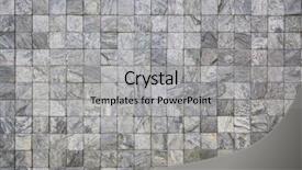  Presentation with stone - PPT theme having light weight concrete - stone wall background background and a  colored foreground
