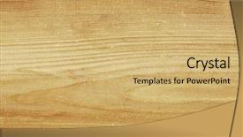  Presentation with wood wood grain - Slides having light wooden background background and a yellow colored foreground