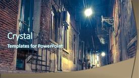  Presentation with old city of jerusalem - Beautiful slide set featuring lighter light - quite living street in old backdrop and a  colored foreground